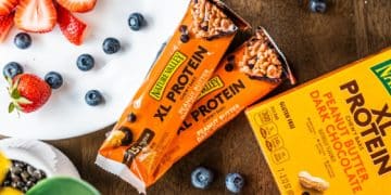 yellow and red labeled pack